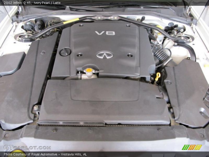 Ivory Pearl / Latte 2002 Infiniti Q 45