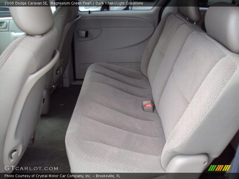 Magnesium Green Pearl / Dark Khaki/Light Graystone 2006 Dodge Caravan SE