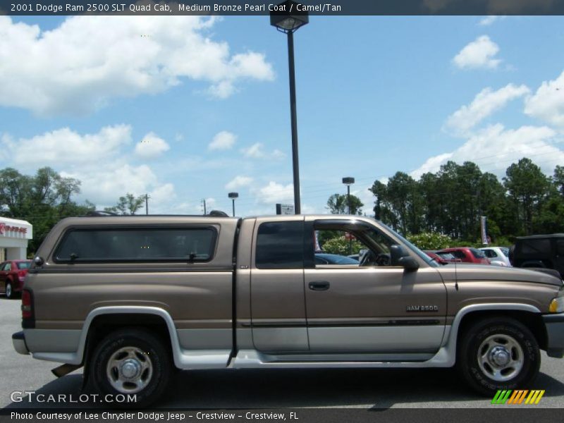 Medium Bronze Pearl Coat / Camel/Tan 2001 Dodge Ram 2500 SLT Quad Cab