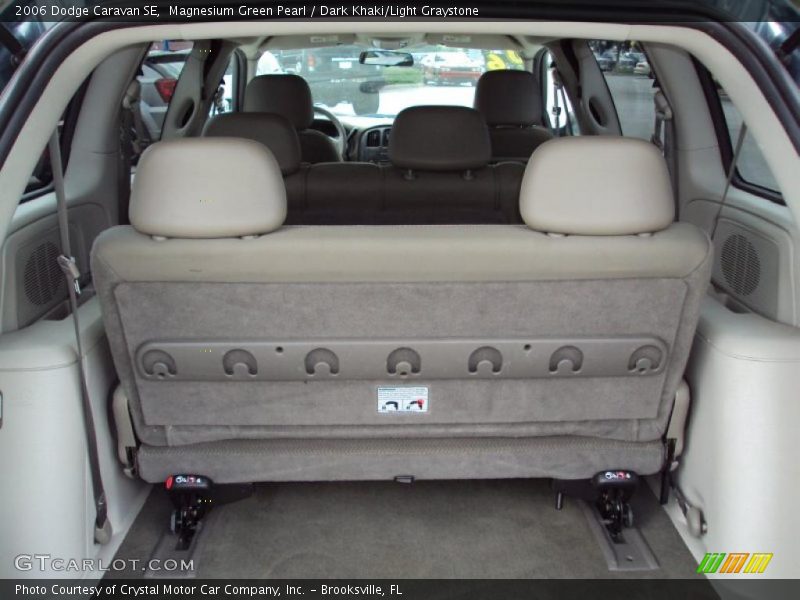 Magnesium Green Pearl / Dark Khaki/Light Graystone 2006 Dodge Caravan SE