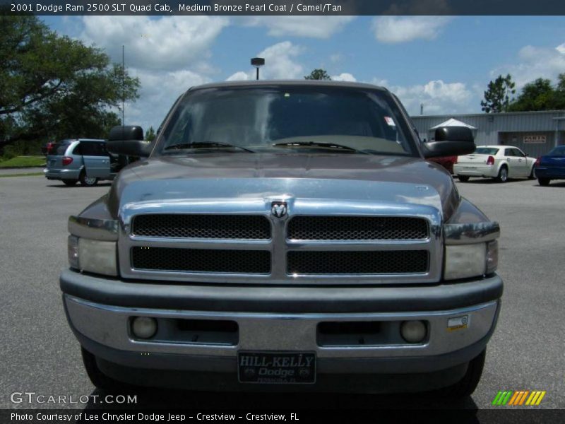 Medium Bronze Pearl Coat / Camel/Tan 2001 Dodge Ram 2500 SLT Quad Cab