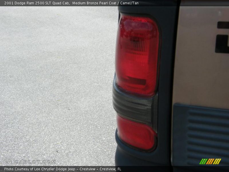 Medium Bronze Pearl Coat / Camel/Tan 2001 Dodge Ram 2500 SLT Quad Cab