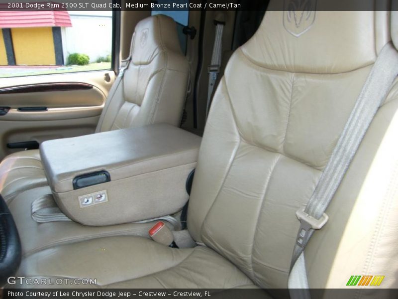 Medium Bronze Pearl Coat / Camel/Tan 2001 Dodge Ram 2500 SLT Quad Cab
