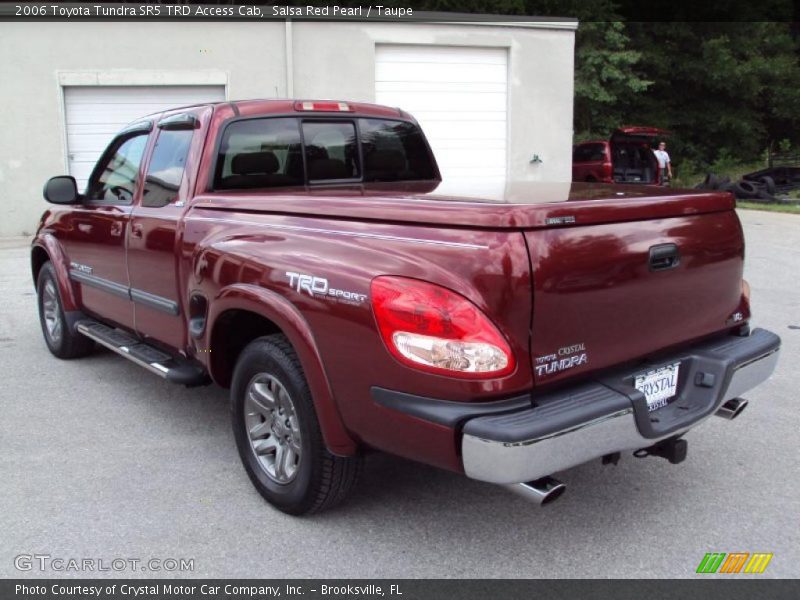 Salsa Red Pearl / Taupe 2006 Toyota Tundra SR5 TRD Access Cab