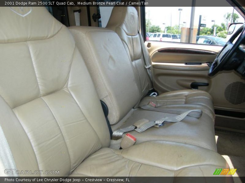 Medium Bronze Pearl Coat / Camel/Tan 2001 Dodge Ram 2500 SLT Quad Cab