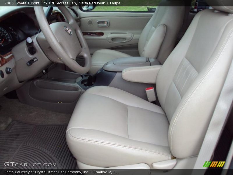 Salsa Red Pearl / Taupe 2006 Toyota Tundra SR5 TRD Access Cab