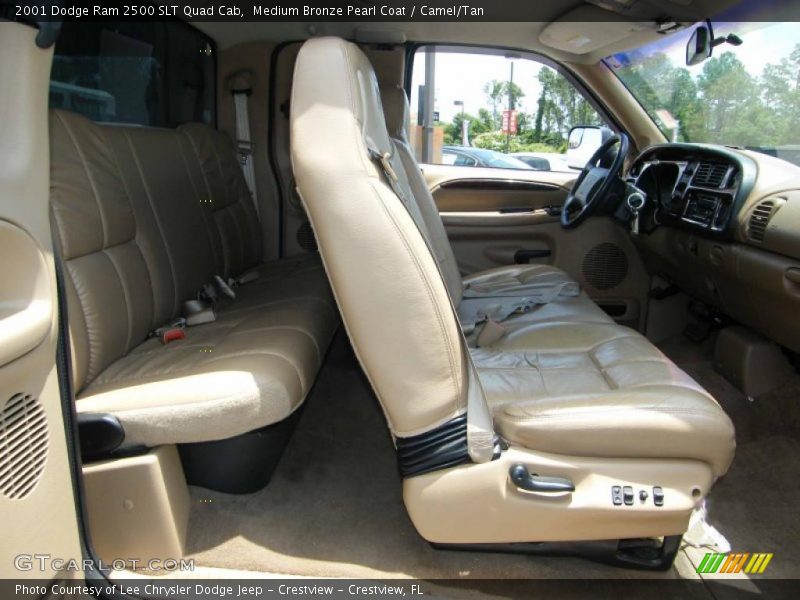 Medium Bronze Pearl Coat / Camel/Tan 2001 Dodge Ram 2500 SLT Quad Cab