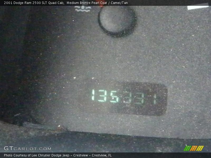 Medium Bronze Pearl Coat / Camel/Tan 2001 Dodge Ram 2500 SLT Quad Cab