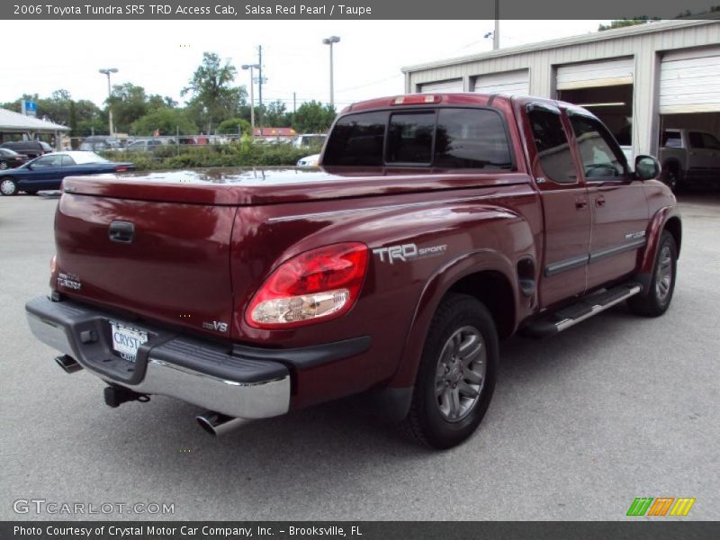Salsa Red Pearl / Taupe 2006 Toyota Tundra SR5 TRD Access Cab