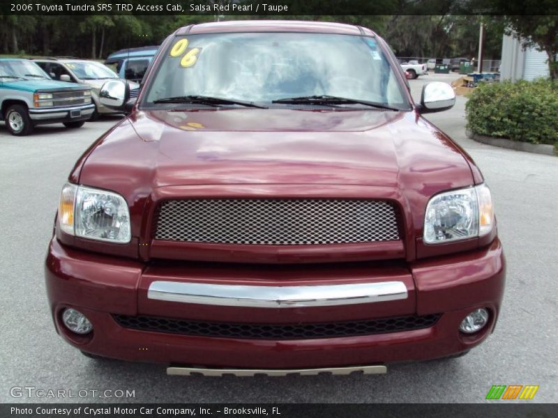 Salsa Red Pearl / Taupe 2006 Toyota Tundra SR5 TRD Access Cab