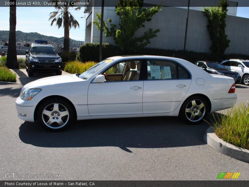 Crystal White / Cashmere 2006 Lexus LS 430