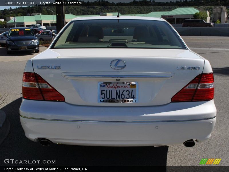 Crystal White / Cashmere 2006 Lexus LS 430