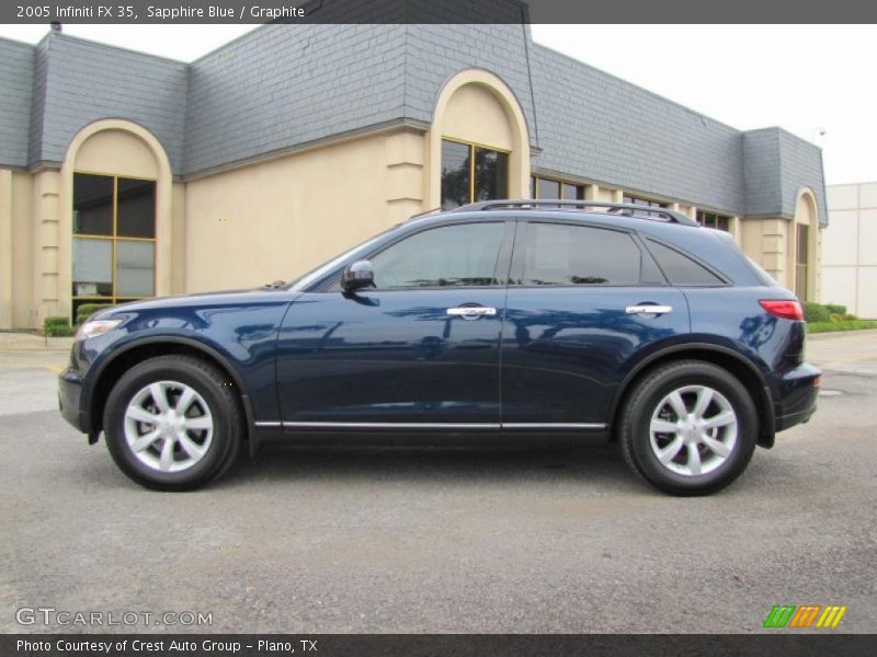 Sapphire Blue / Graphite 2005 Infiniti FX 35