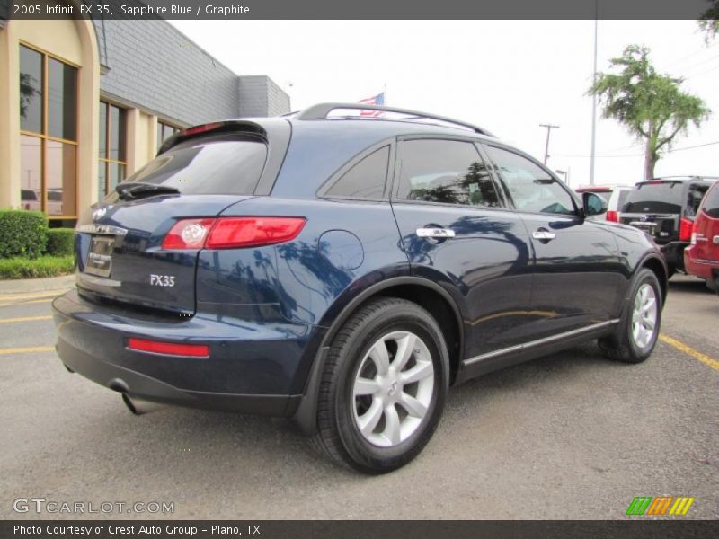 Sapphire Blue / Graphite 2005 Infiniti FX 35