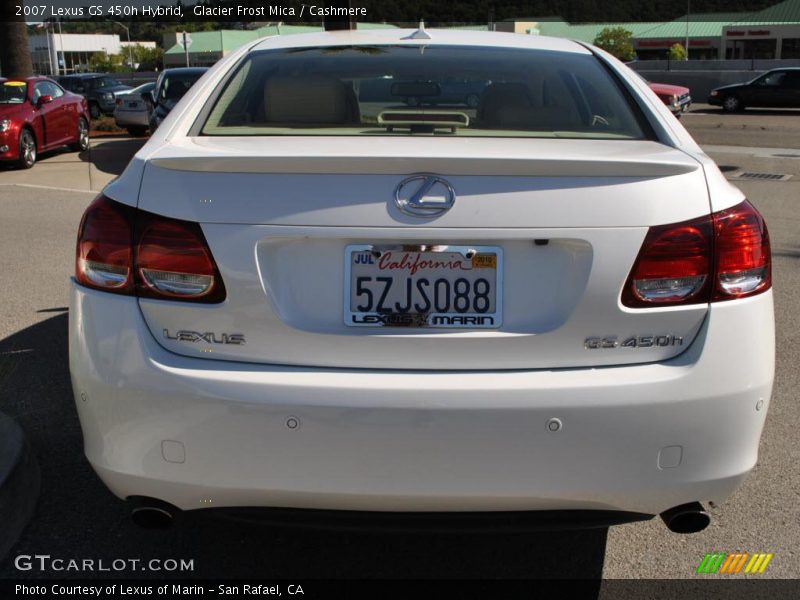 Glacier Frost Mica / Cashmere 2007 Lexus GS 450h Hybrid