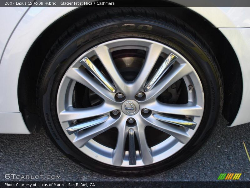 Glacier Frost Mica / Cashmere 2007 Lexus GS 450h Hybrid