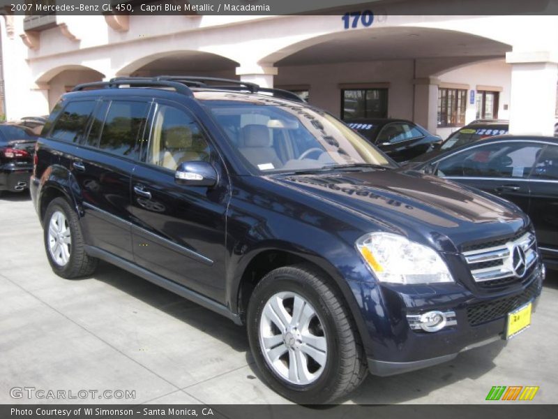 Capri Blue Metallic / Macadamia 2007 Mercedes-Benz GL 450