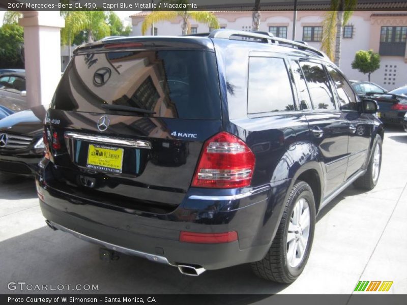 Capri Blue Metallic / Macadamia 2007 Mercedes-Benz GL 450