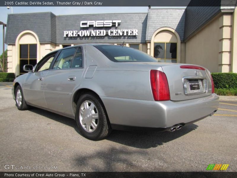 Thunder Gray / Dark Gray 2005 Cadillac DeVille Sedan