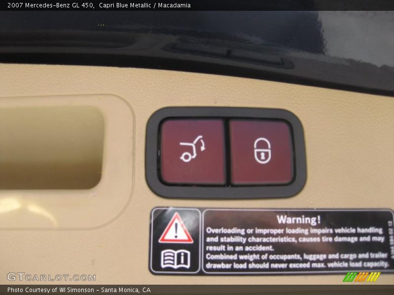Capri Blue Metallic / Macadamia 2007 Mercedes-Benz GL 450