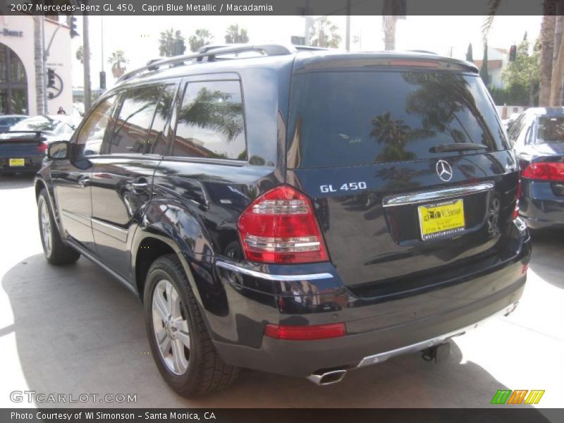 Capri Blue Metallic / Macadamia 2007 Mercedes-Benz GL 450