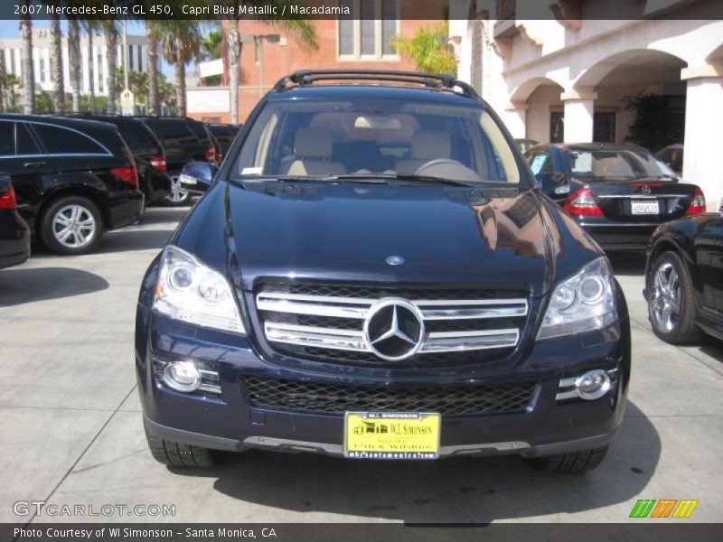 Capri Blue Metallic / Macadamia 2007 Mercedes-Benz GL 450