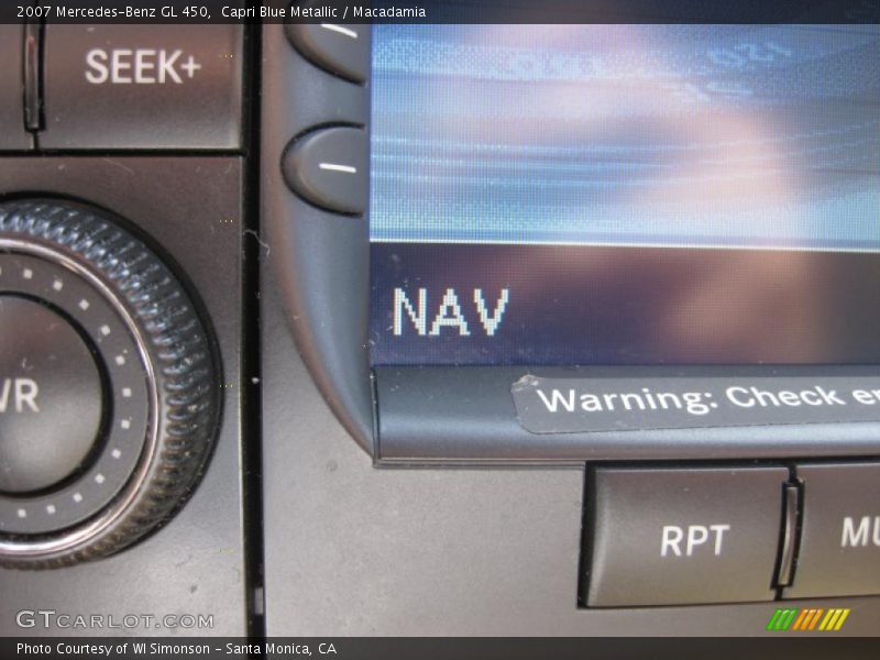 Capri Blue Metallic / Macadamia 2007 Mercedes-Benz GL 450