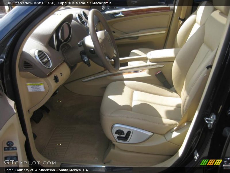 Capri Blue Metallic / Macadamia 2007 Mercedes-Benz GL 450