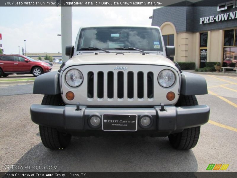 Bright Silver Metallic / Dark Slate Gray/Medium Slate Gray 2007 Jeep Wrangler Unlimited X