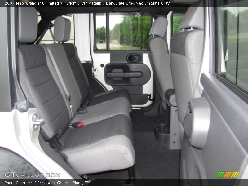 Bright Silver Metallic / Dark Slate Gray/Medium Slate Gray 2007 Jeep Wrangler Unlimited X