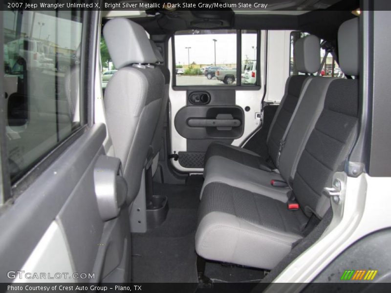 Bright Silver Metallic / Dark Slate Gray/Medium Slate Gray 2007 Jeep Wrangler Unlimited X