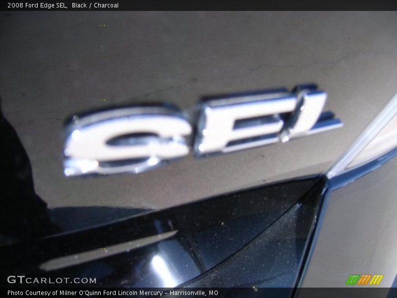 Black / Charcoal 2008 Ford Edge SEL