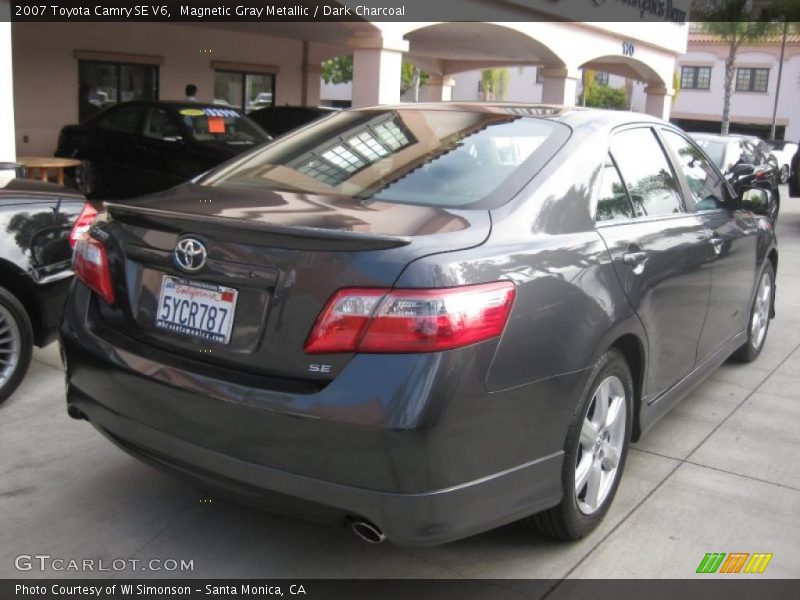 Magnetic Gray Metallic / Dark Charcoal 2007 Toyota Camry SE V6