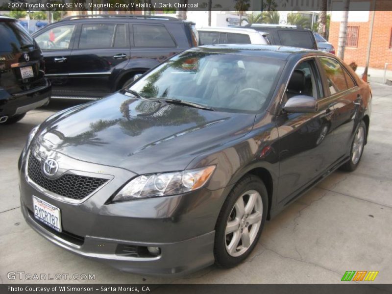 Magnetic Gray Metallic / Dark Charcoal 2007 Toyota Camry SE V6