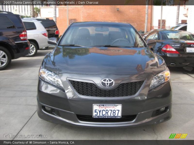 Magnetic Gray Metallic / Dark Charcoal 2007 Toyota Camry SE V6