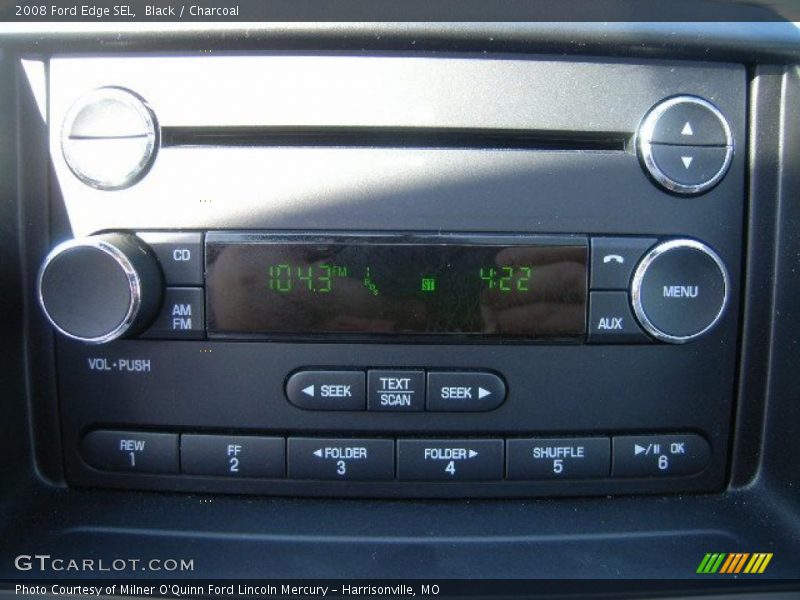 Black / Charcoal 2008 Ford Edge SEL