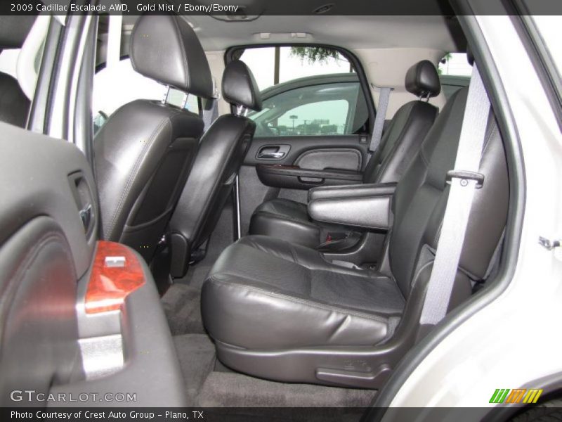 Gold Mist / Ebony/Ebony 2009 Cadillac Escalade AWD