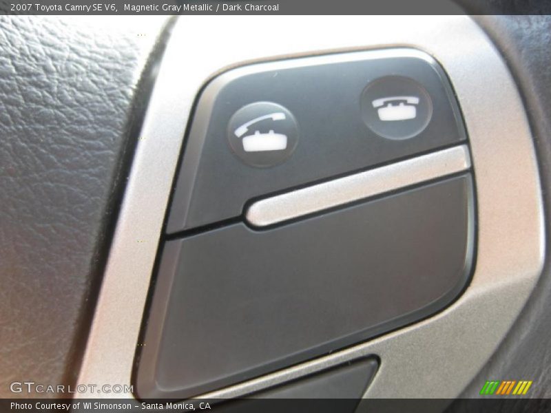 Magnetic Gray Metallic / Dark Charcoal 2007 Toyota Camry SE V6