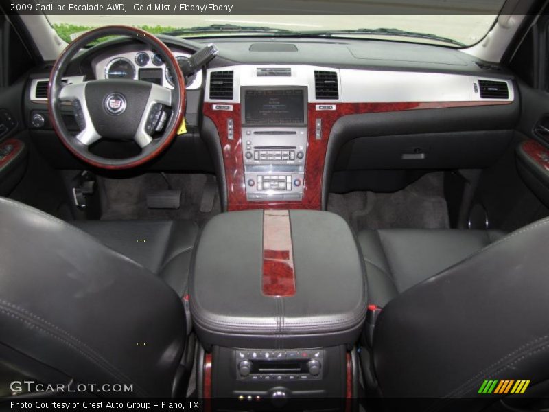 Gold Mist / Ebony/Ebony 2009 Cadillac Escalade AWD