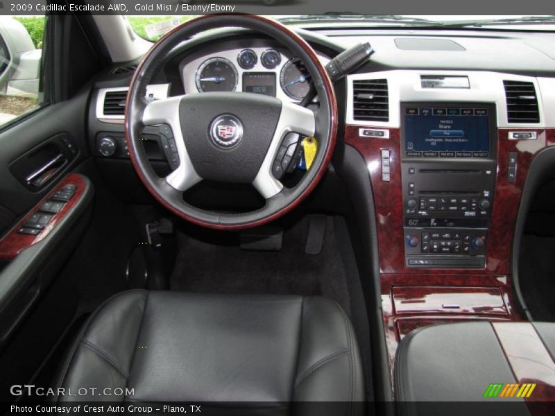 Gold Mist / Ebony/Ebony 2009 Cadillac Escalade AWD