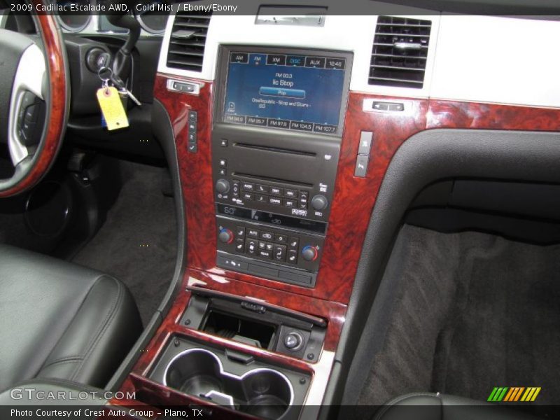 Gold Mist / Ebony/Ebony 2009 Cadillac Escalade AWD