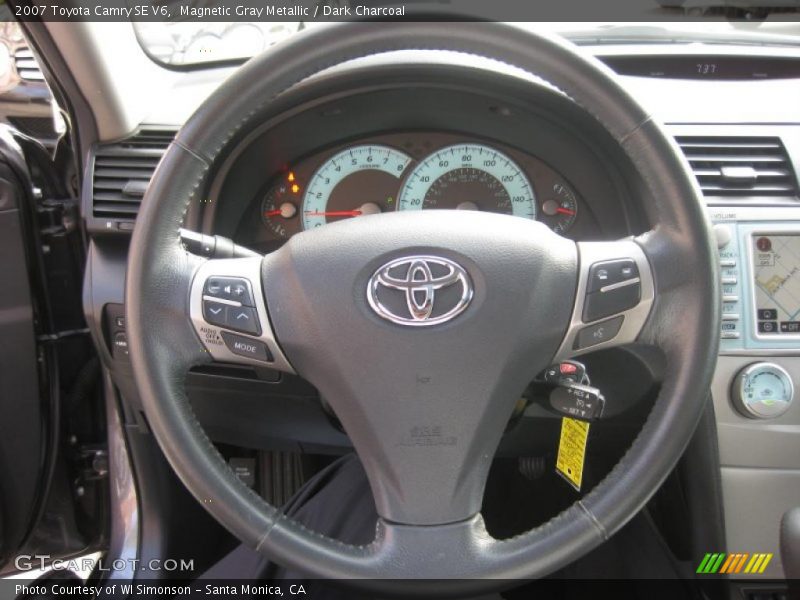 Magnetic Gray Metallic / Dark Charcoal 2007 Toyota Camry SE V6