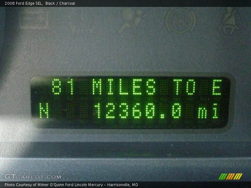 Black / Charcoal 2008 Ford Edge SEL