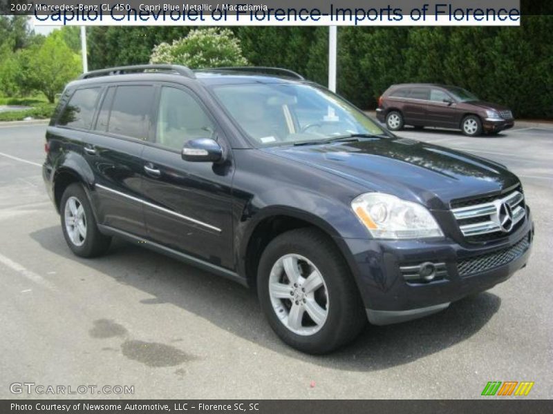 Capri Blue Metallic / Macadamia 2007 Mercedes-Benz GL 450