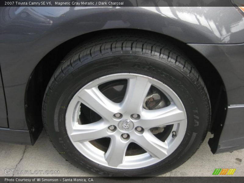 Magnetic Gray Metallic / Dark Charcoal 2007 Toyota Camry SE V6