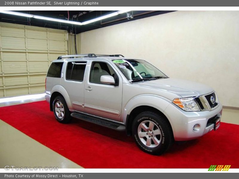 Silver Lightning / Graphite 2008 Nissan Pathfinder SE