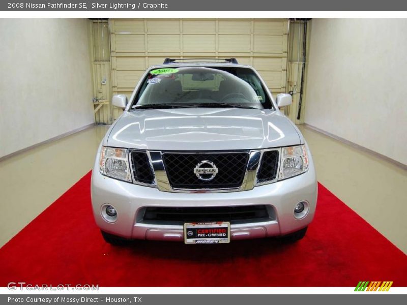 Silver Lightning / Graphite 2008 Nissan Pathfinder SE