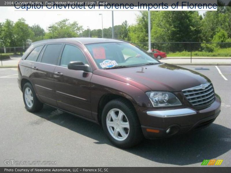 Deep Molten Red Pearl / Light Taupe 2004 Chrysler Pacifica