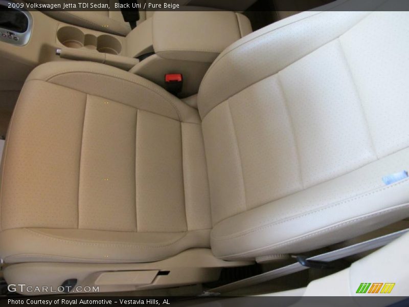 Black Uni / Pure Beige 2009 Volkswagen Jetta TDI Sedan