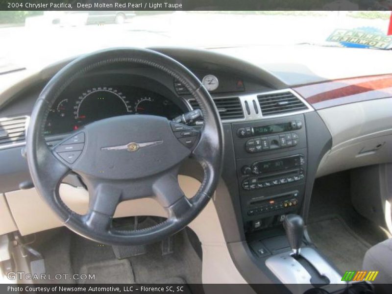 Deep Molten Red Pearl / Light Taupe 2004 Chrysler Pacifica
